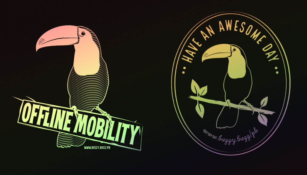 Buzzy Tee featuring a toucan